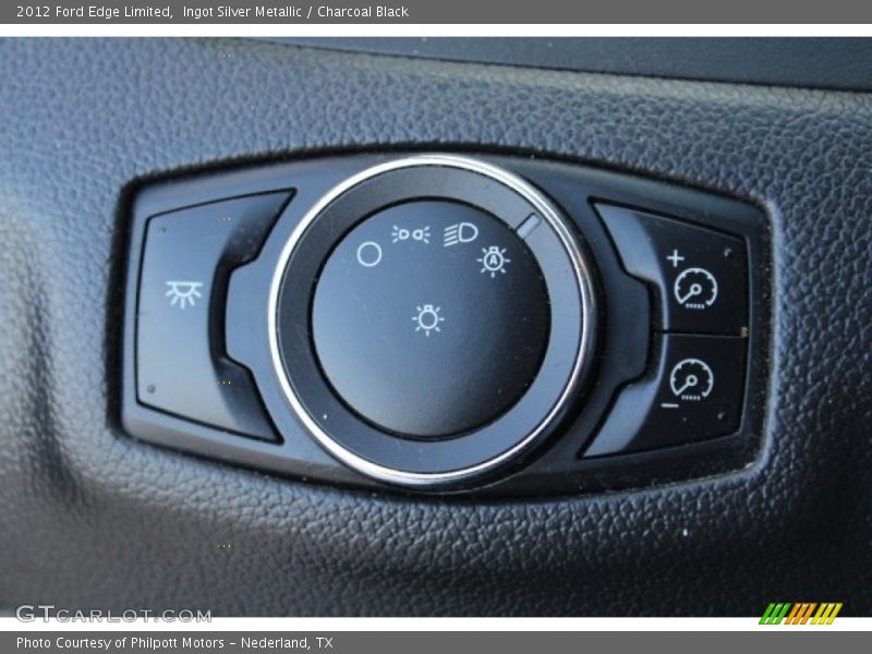 Ingot Silver Metallic / Charcoal Black 2012 Ford Edge Limited
