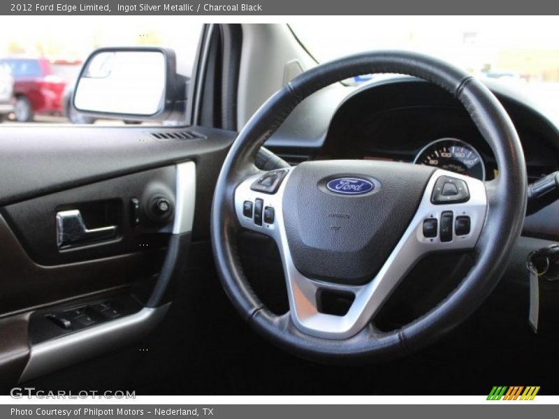Ingot Silver Metallic / Charcoal Black 2012 Ford Edge Limited