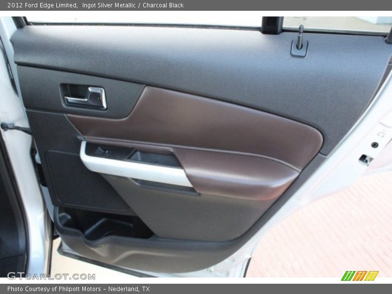Ingot Silver Metallic / Charcoal Black 2012 Ford Edge Limited