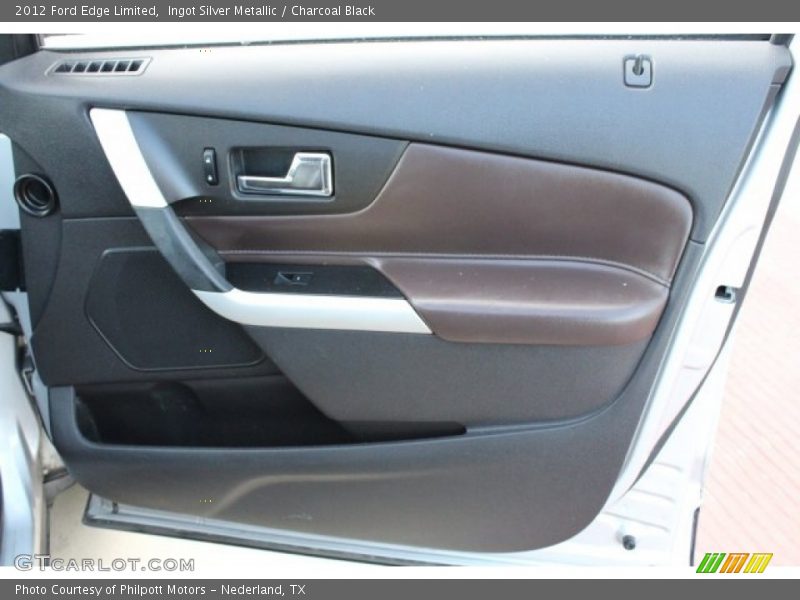 Ingot Silver Metallic / Charcoal Black 2012 Ford Edge Limited