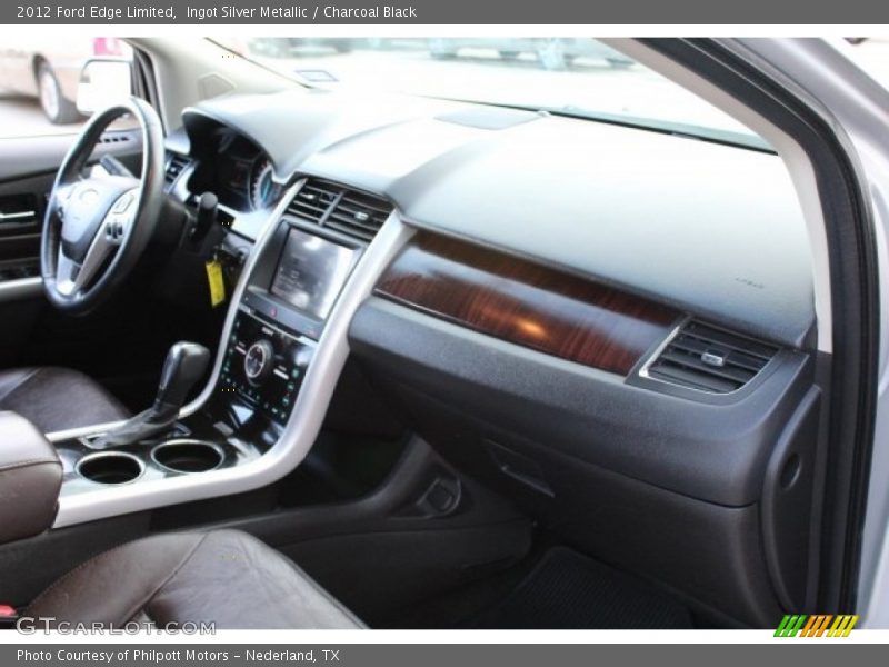 Ingot Silver Metallic / Charcoal Black 2012 Ford Edge Limited