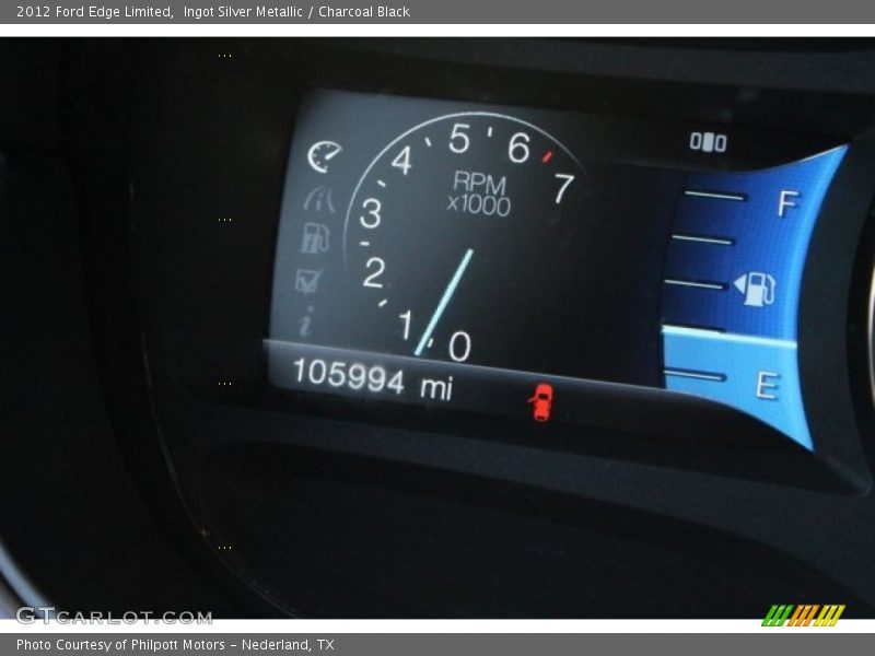 Ingot Silver Metallic / Charcoal Black 2012 Ford Edge Limited
