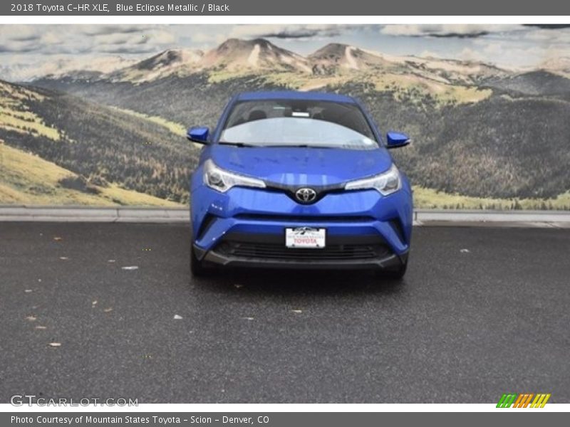 Blue Eclipse Metallic / Black 2018 Toyota C-HR XLE