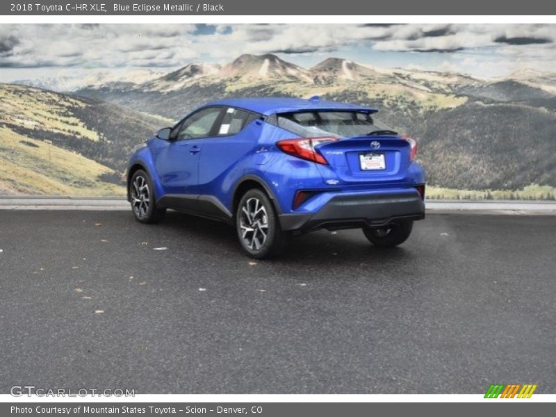 Blue Eclipse Metallic / Black 2018 Toyota C-HR XLE