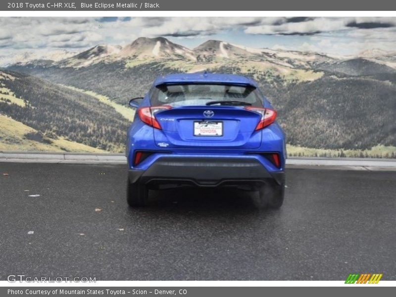 Blue Eclipse Metallic / Black 2018 Toyota C-HR XLE