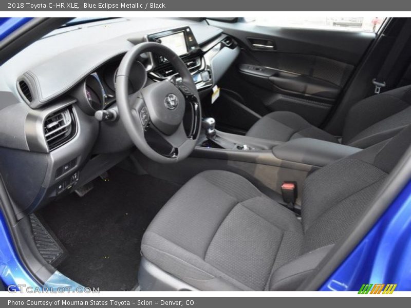 Blue Eclipse Metallic / Black 2018 Toyota C-HR XLE