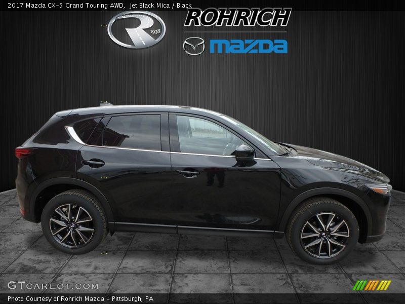 Jet Black Mica / Black 2017 Mazda CX-5 Grand Touring AWD