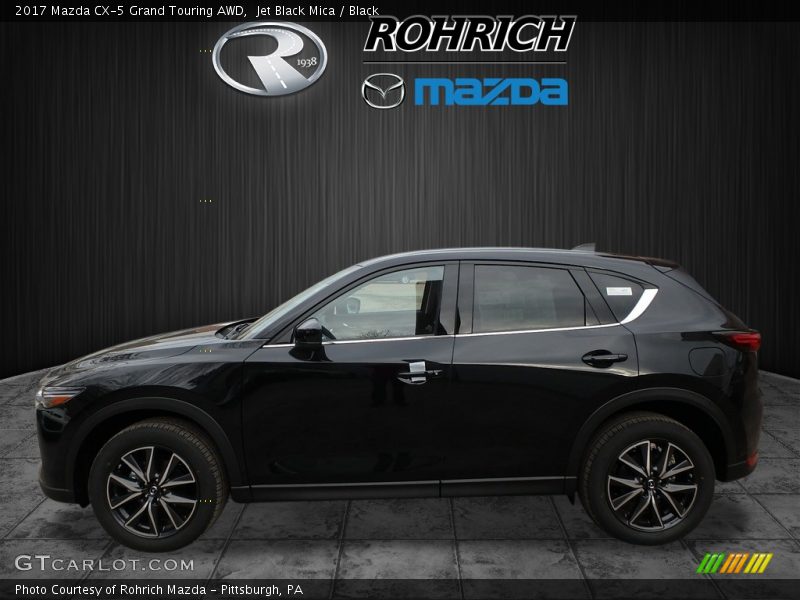 Jet Black Mica / Black 2017 Mazda CX-5 Grand Touring AWD