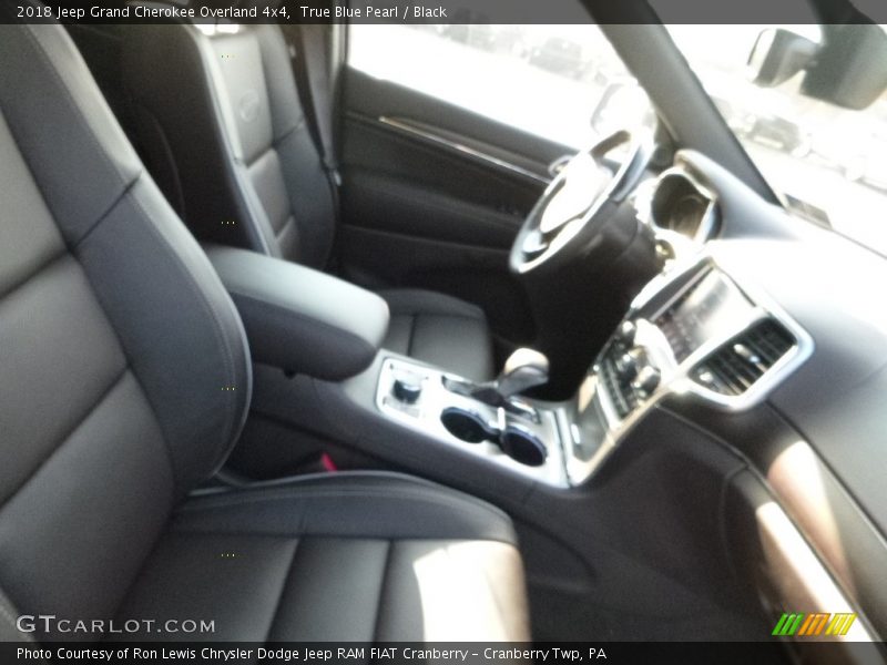 True Blue Pearl / Black 2018 Jeep Grand Cherokee Overland 4x4