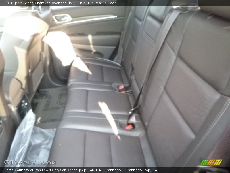 True Blue Pearl / Black 2018 Jeep Grand Cherokee Overland 4x4