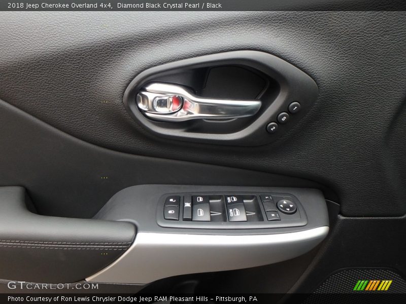 Controls of 2018 Cherokee Overland 4x4