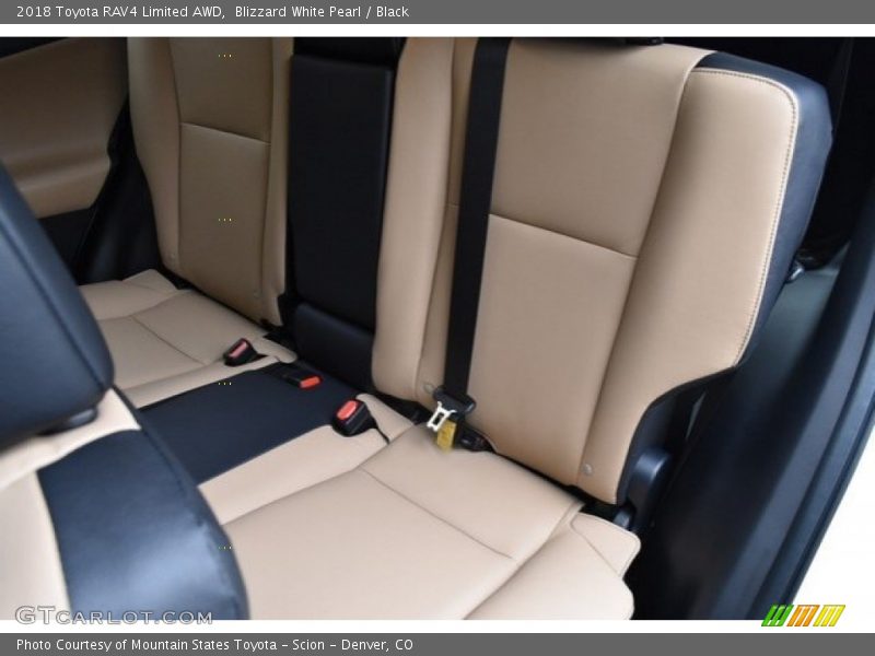 Blizzard White Pearl / Black 2018 Toyota RAV4 Limited AWD