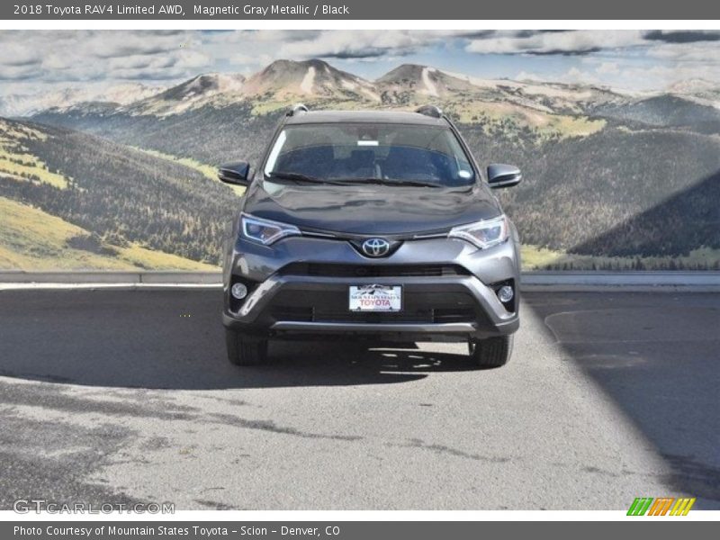 Magnetic Gray Metallic / Black 2018 Toyota RAV4 Limited AWD