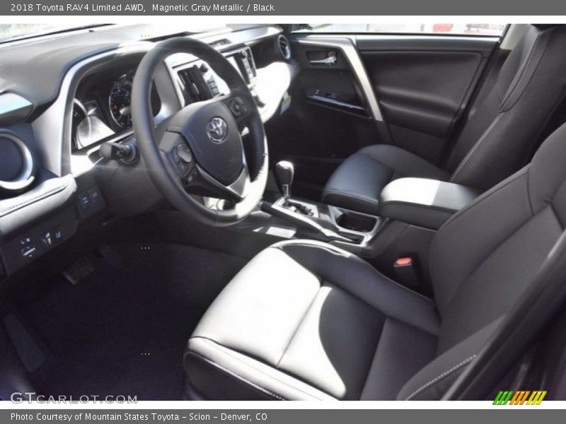 Magnetic Gray Metallic / Black 2018 Toyota RAV4 Limited AWD