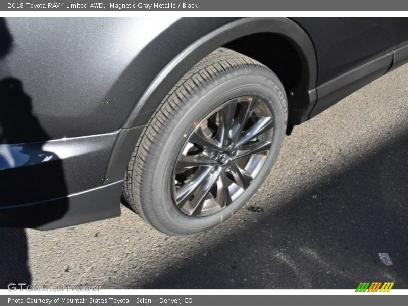 Magnetic Gray Metallic / Black 2018 Toyota RAV4 Limited AWD