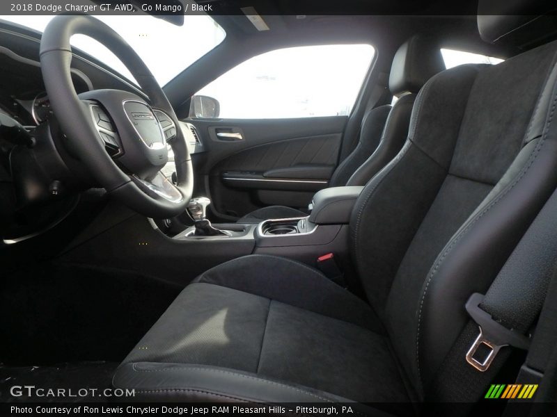 Go Mango / Black 2018 Dodge Charger GT AWD