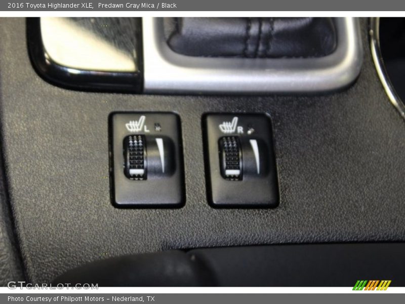 Predawn Gray Mica / Black 2016 Toyota Highlander XLE