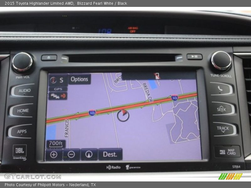 Blizzard Pearl White / Black 2015 Toyota Highlander Limited AWD