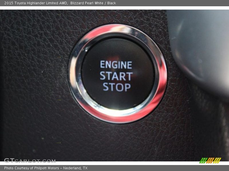 Blizzard Pearl White / Black 2015 Toyota Highlander Limited AWD