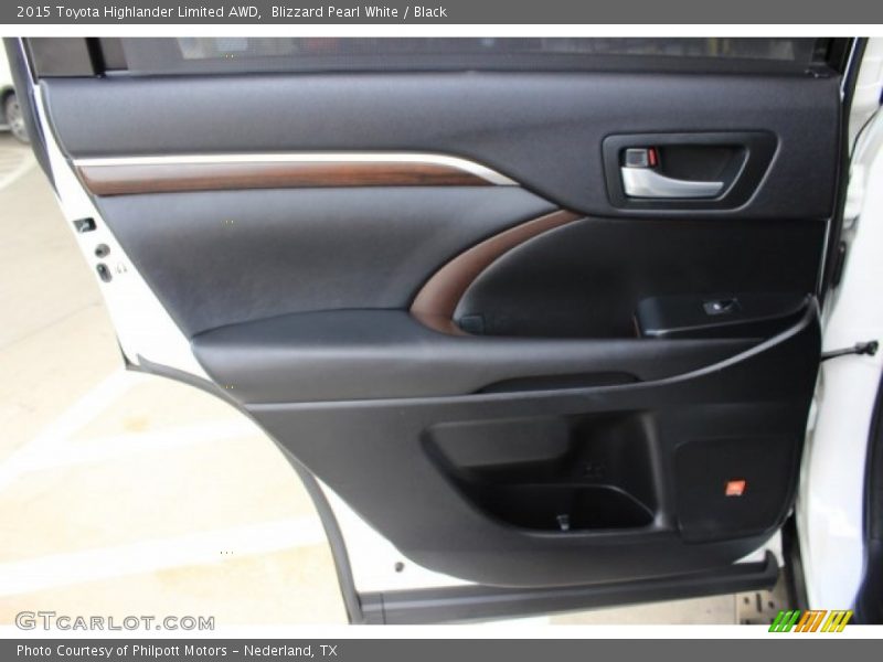 Blizzard Pearl White / Black 2015 Toyota Highlander Limited AWD