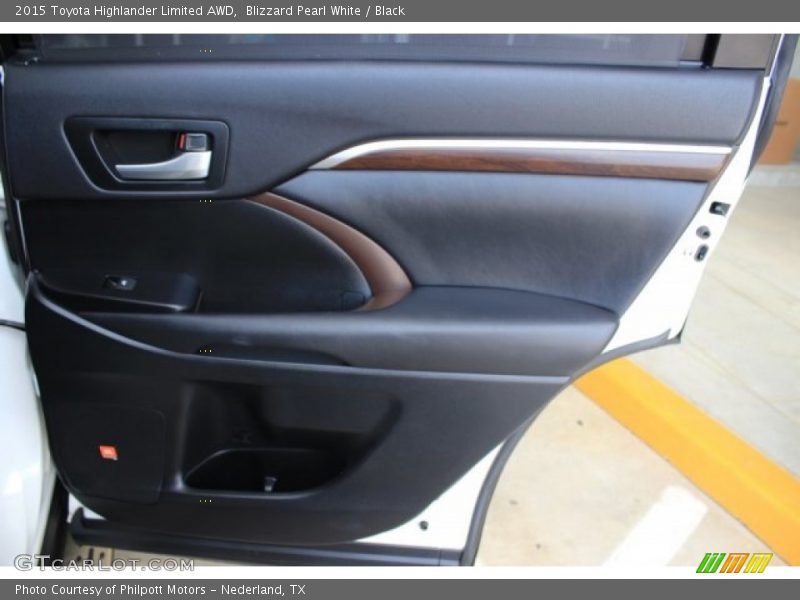 Blizzard Pearl White / Black 2015 Toyota Highlander Limited AWD