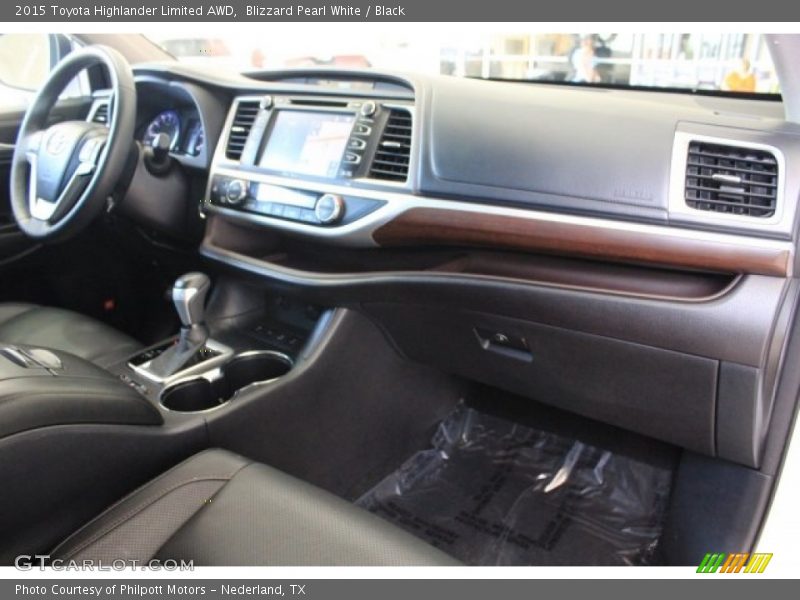 Blizzard Pearl White / Black 2015 Toyota Highlander Limited AWD
