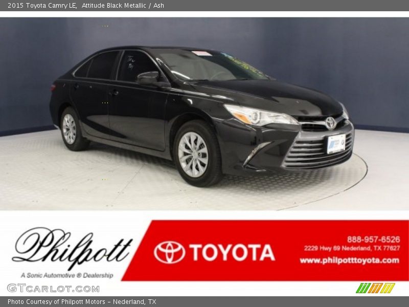 Attitude Black Metallic / Ash 2015 Toyota Camry LE