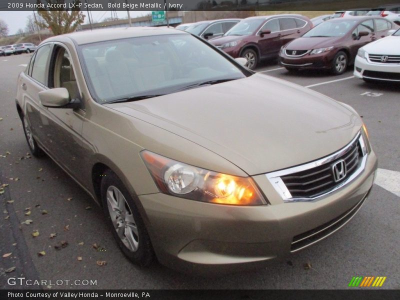 Bold Beige Metallic / Ivory 2009 Honda Accord LX-P Sedan