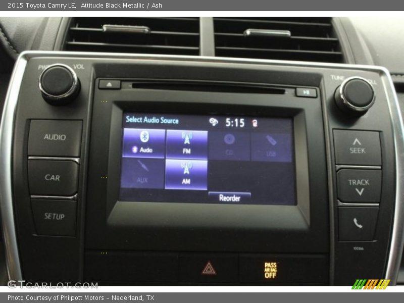 Attitude Black Metallic / Ash 2015 Toyota Camry LE