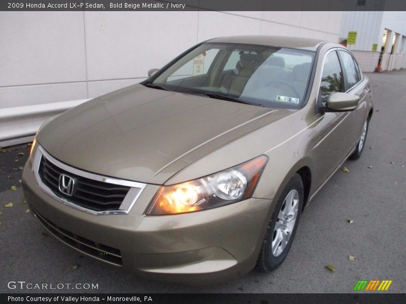 Bold Beige Metallic / Ivory 2009 Honda Accord LX-P Sedan