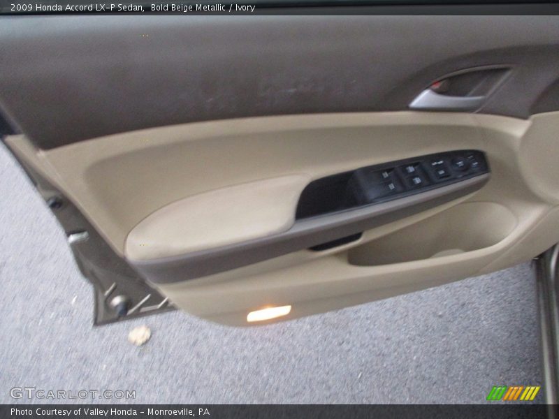 Bold Beige Metallic / Ivory 2009 Honda Accord LX-P Sedan