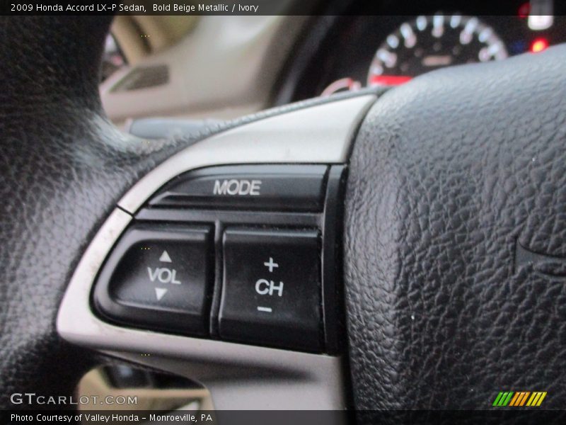 Bold Beige Metallic / Ivory 2009 Honda Accord LX-P Sedan