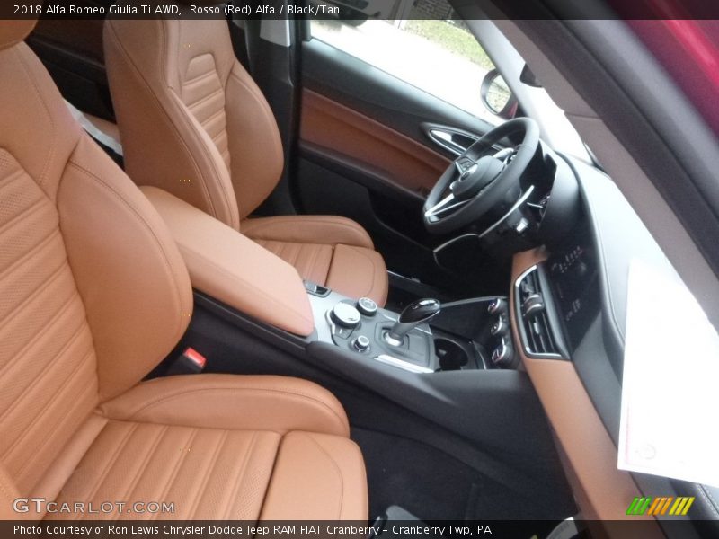  2018 Giulia Ti AWD Black/Tan Interior