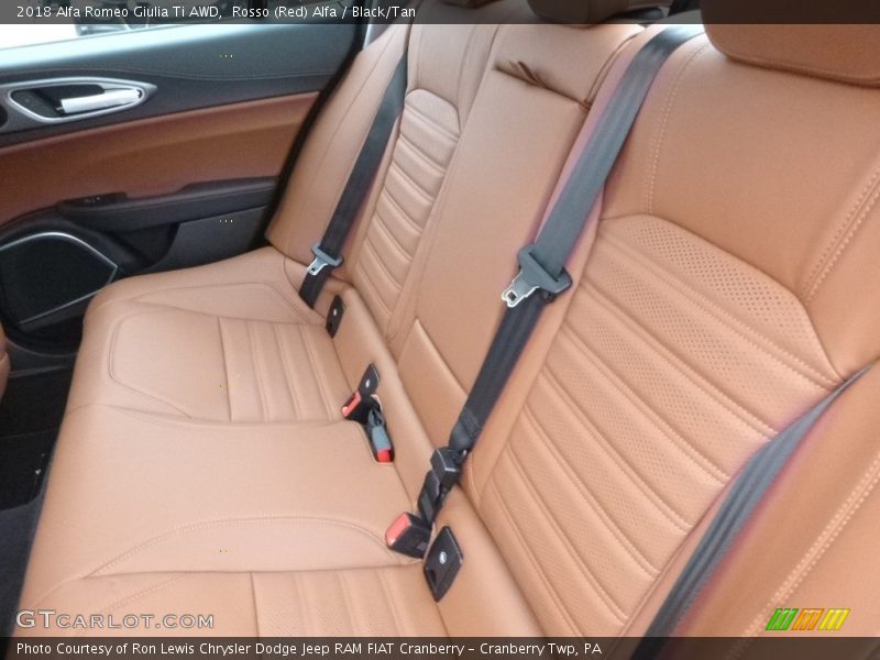 Rear Seat of 2018 Giulia Ti AWD