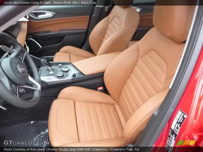 Front Seat of 2018 Giulia Ti AWD