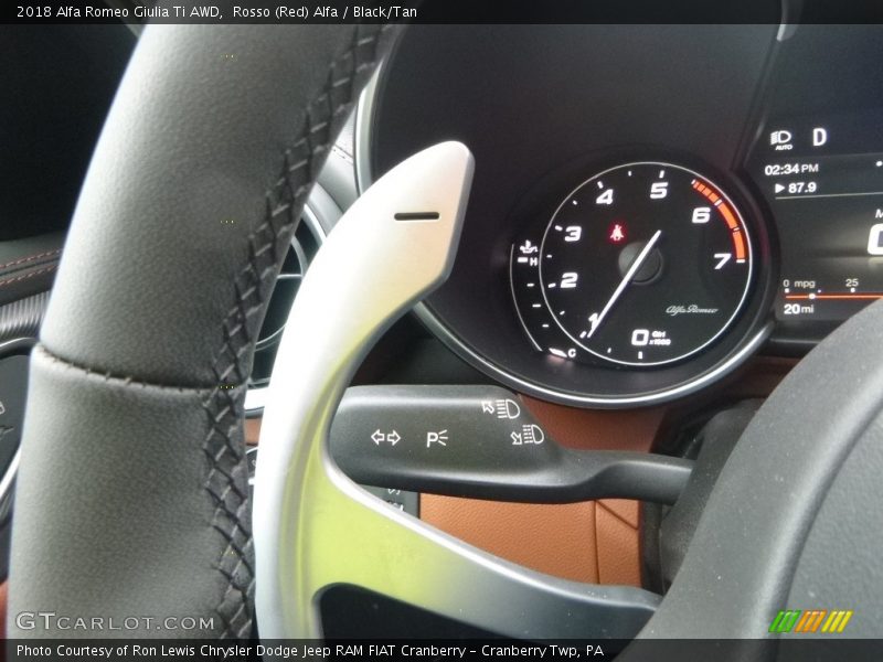  2018 Giulia Ti AWD 8 Speed Automatic Shifter