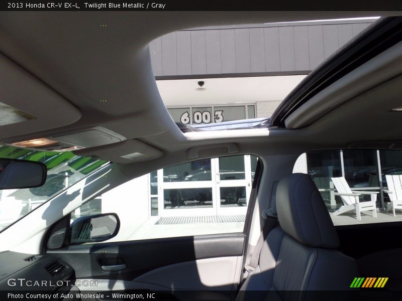 Twilight Blue Metallic / Gray 2013 Honda CR-V EX-L