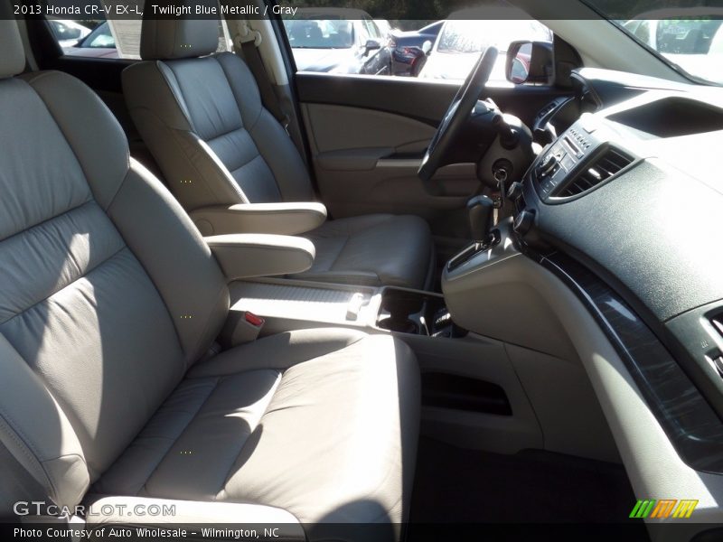 Twilight Blue Metallic / Gray 2013 Honda CR-V EX-L