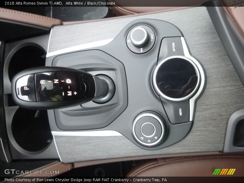 Alfa White / Black/Chocolate 2018 Alfa Romeo Stelvio Ti AWD