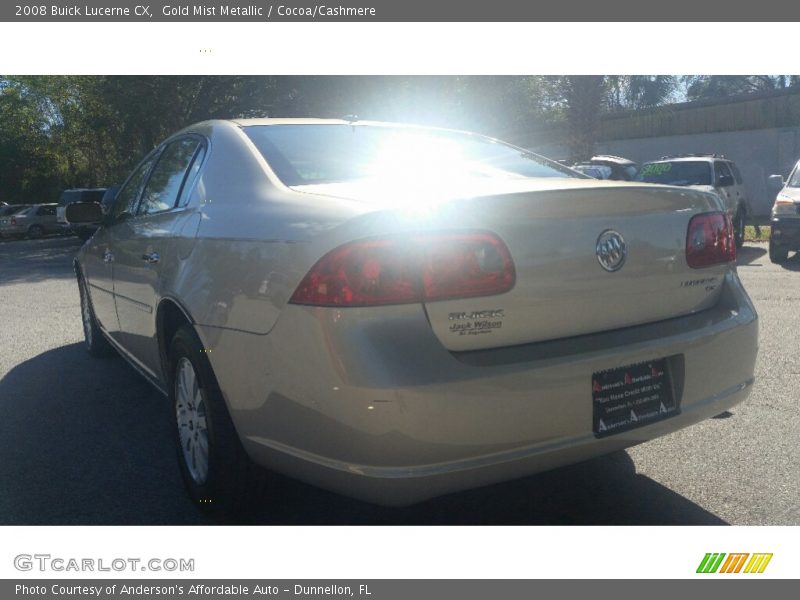 Gold Mist Metallic / Cocoa/Cashmere 2008 Buick Lucerne CX