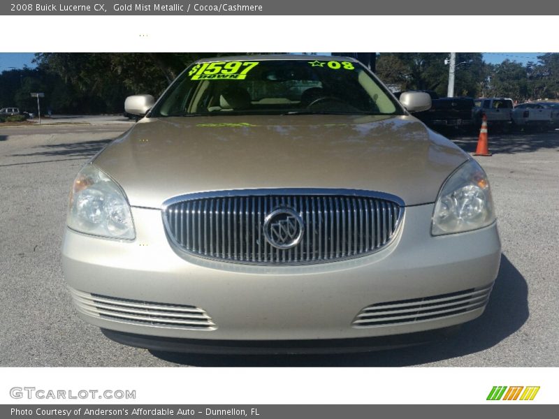 Gold Mist Metallic / Cocoa/Cashmere 2008 Buick Lucerne CX