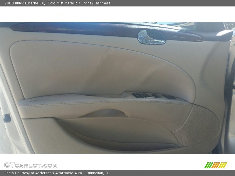 Gold Mist Metallic / Cocoa/Cashmere 2008 Buick Lucerne CX