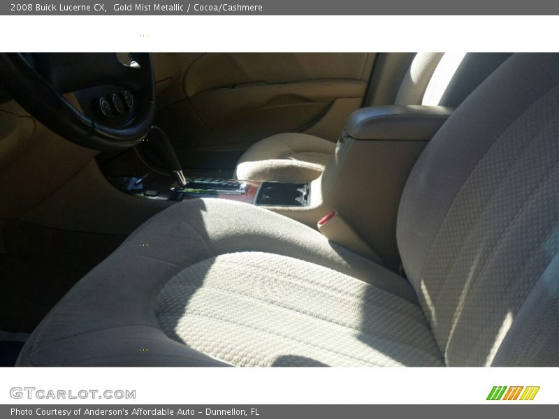 Gold Mist Metallic / Cocoa/Cashmere 2008 Buick Lucerne CX