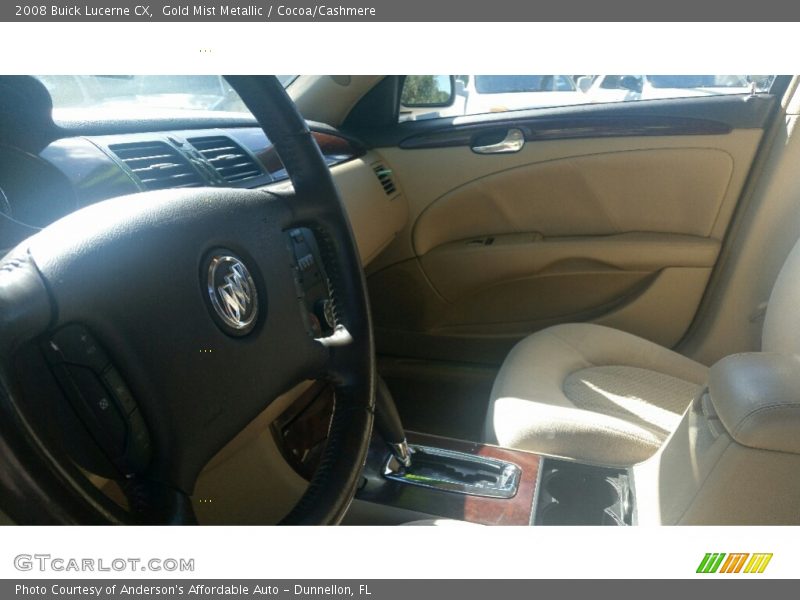 Gold Mist Metallic / Cocoa/Cashmere 2008 Buick Lucerne CX