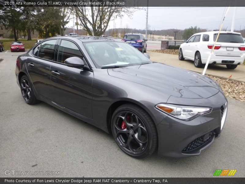 Front 3/4 View of 2018 Giulia Ti AWD