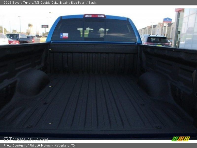 Blazing Blue Pearl / Black 2018 Toyota Tundra TSS Double Cab