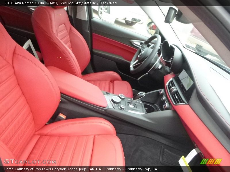 Front Seat of 2018 Giulia Ti AWD
