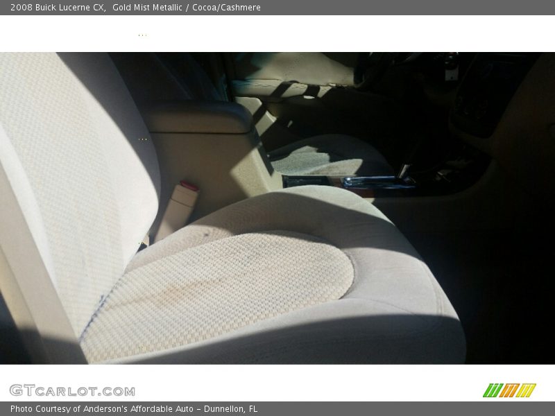 Gold Mist Metallic / Cocoa/Cashmere 2008 Buick Lucerne CX