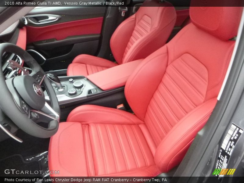 Front Seat of 2018 Giulia Ti AWD