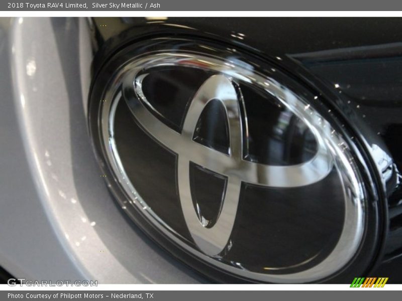Silver Sky Metallic / Ash 2018 Toyota RAV4 Limited
